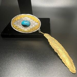 JJ Jonette bolo tie / brooch pin. Vintage and rare